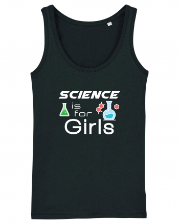 Science is for Girls Black