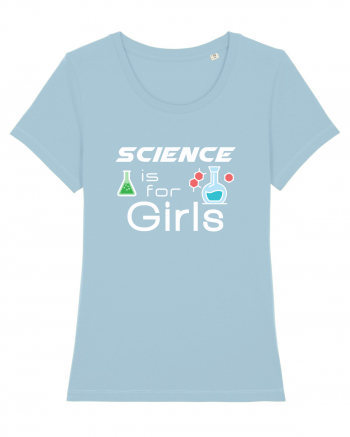 Science is for Girls Sky Blue