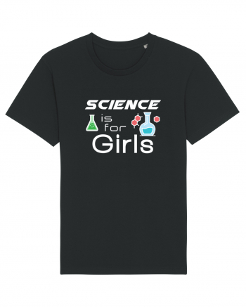 Science is for Girls Black