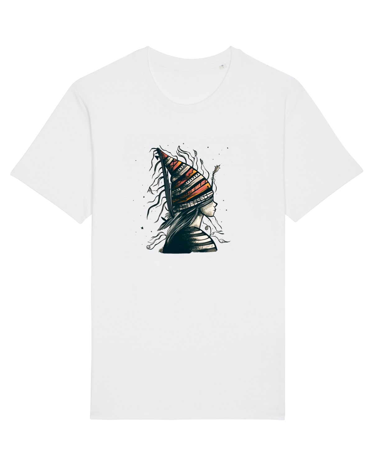 Tricou mânecă scurtă Unisex Rocker White