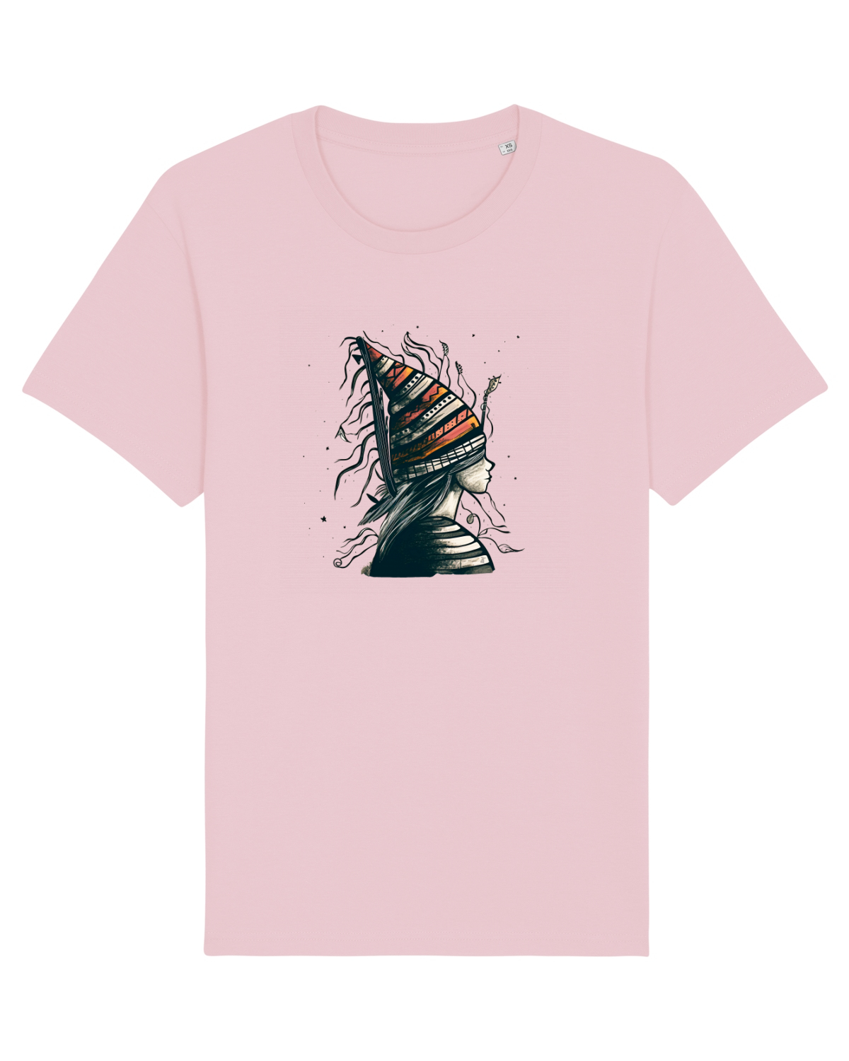 Tricou mânecă scurtă Unisex Rocker Cotton Pink