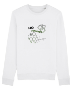 no money no honey Bluză mânecă lungă Unisex Rise