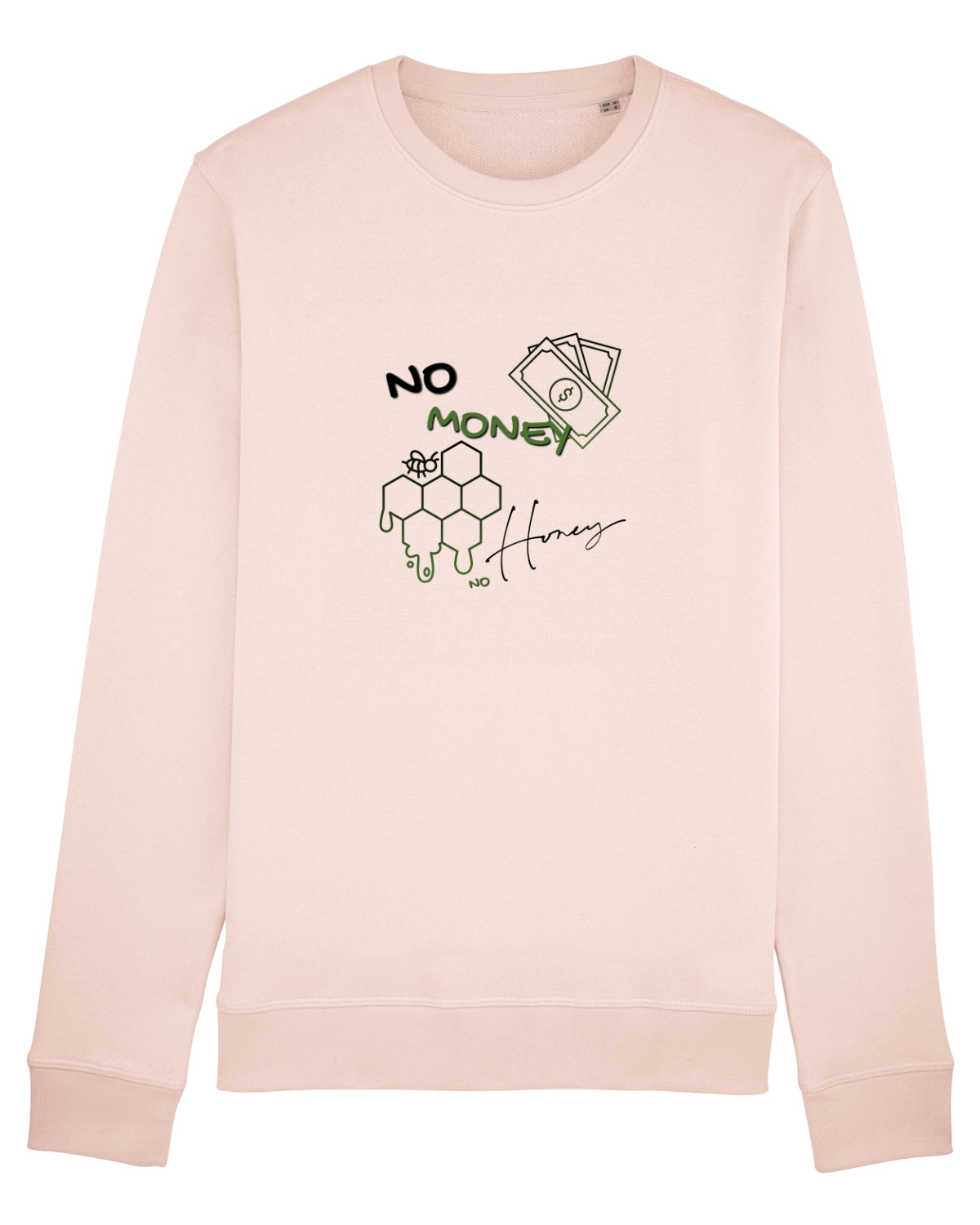 Bluză mânecă lungă Unisex Rise Candy Pink