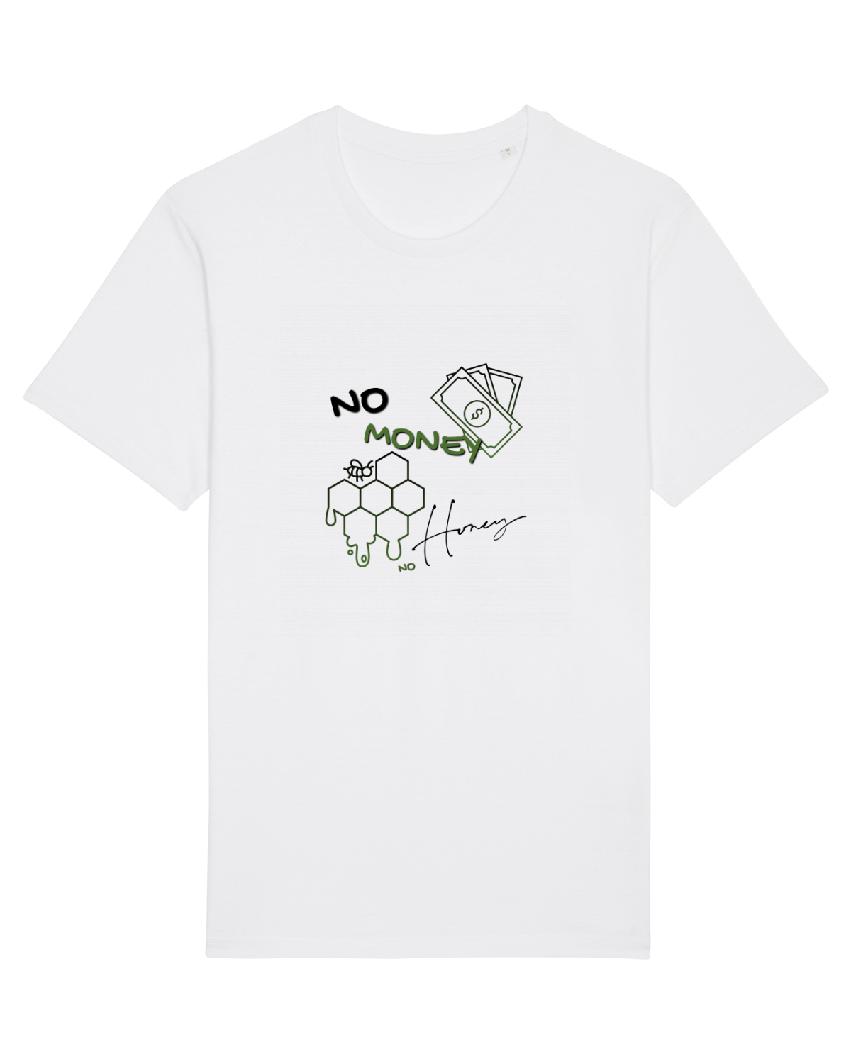 Tricou mânecă scurtă Unisex Rocker White