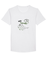 no money no honey Tricou mânecă scurtă guler larg Bărbat Skater