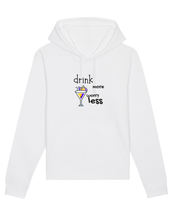 drink more worry less White