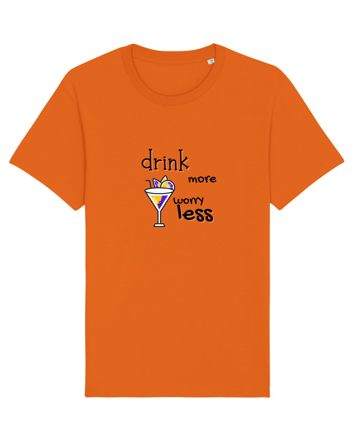 Tricou mânecă scurtă Unisex Rocker Bright Orange