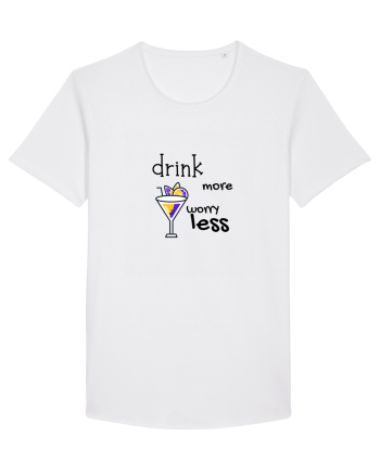 drink more worry less White