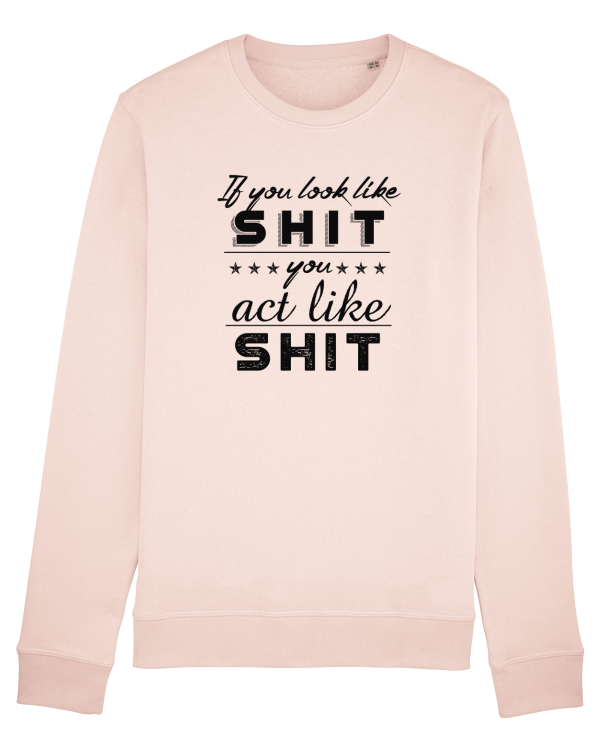 Bluză mânecă lungă Unisex Rise Candy Pink