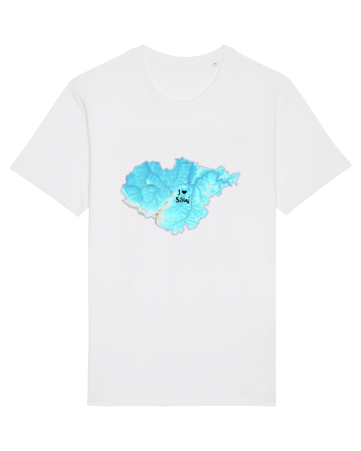 Tricou mânecă scurtă Unisex Rocker White