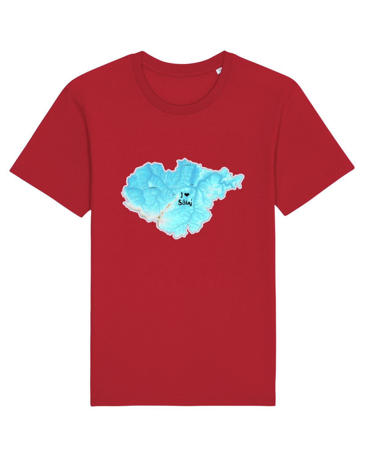 Tricou mânecă scurtă Unisex Rocker Red