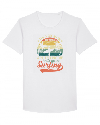 The Voices In My Head Are Telling Me To Go Surfing White