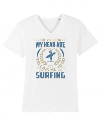 The Voices In My Head Are Telling Me To Go Surfing White