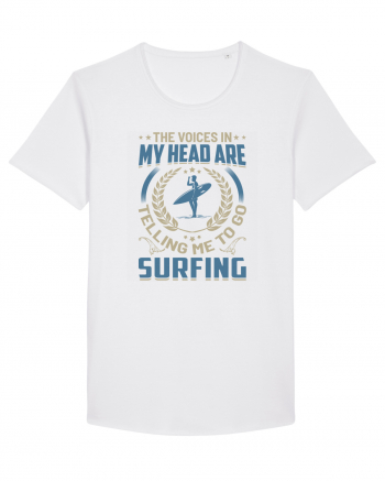 The Voices In My Head Are Telling Me To Go Surfing White