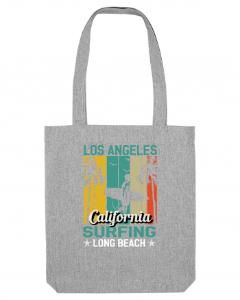 Los Angeles California Surfing Long Beach Heather Grey