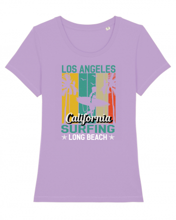 Los Angeles California Surfing Long Beach Lavender Dawn