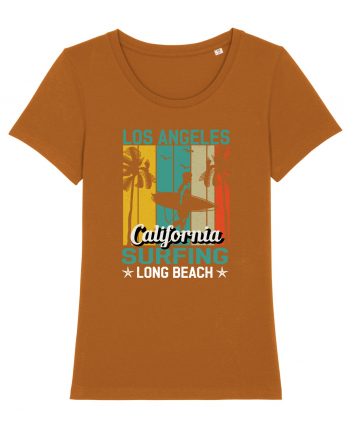 Los Angeles California Surfing Long Beach Roasted Orange