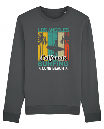 Los Angeles California Surfing Long Beach Anthracite