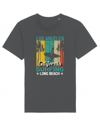 Los Angeles California Surfing Long Beach Anthracite