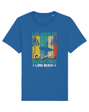 Los Angeles California Surfing Long Beach Royal Blue