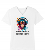 MONKEY BEATS - V2 Tricou mânecă scurtă guler V Bărbat Presenter