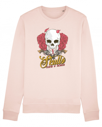 Skulls Guns Roses Candy Pink