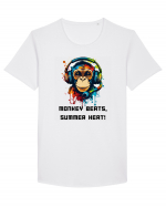 MONKEY BEATS - V3 Tricou mânecă scurtă guler larg Bărbat Skater