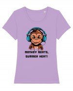 MONKEY BEATS - V4 Tricou mânecă scurtă guler larg fitted Damă Expresser