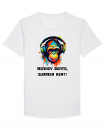 MONKEY BEATS - V7 Tricou mânecă scurtă guler larg Bărbat Skater