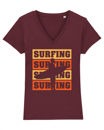 Surfing Surfing Surfing Surfing Burgundy