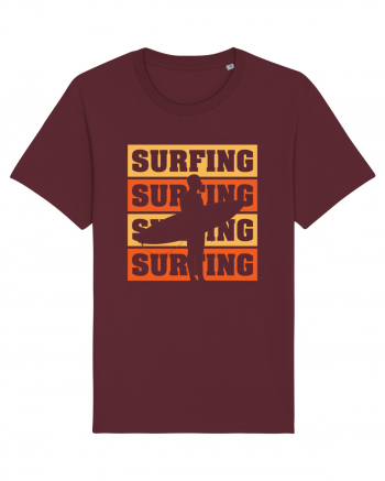 Surfing Surfing Surfing Surfing Burgundy