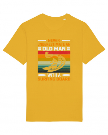 NEVER Underestimate An Old Man With A Surfing Board Spectra Yellow