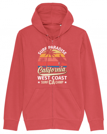 Surf Paradise California West Coast Surf CA Camp Carmine Red