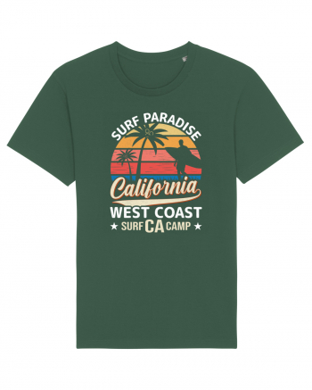 Surf Paradise California West Coast Surf CA Camp Bottle Green