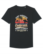 Surf Paradise California West Coast Surf CA Camp Tricou mânecă scurtă guler larg Bărbat Skater