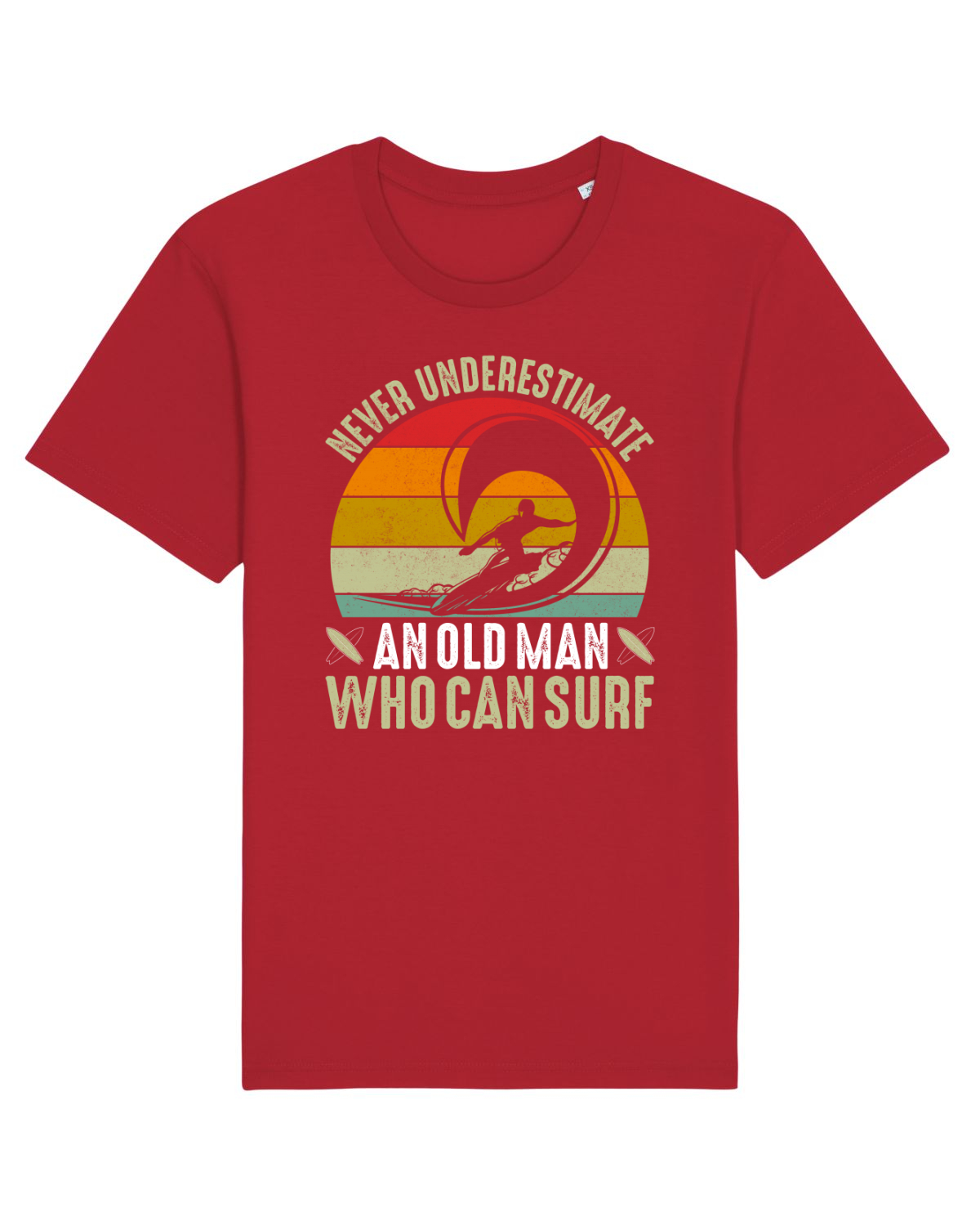 Tricou mânecă scurtă Unisex Rocker Red