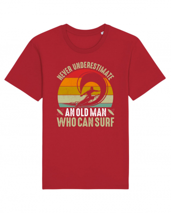 Never Underestimate An Old Man Who Can Surf Red