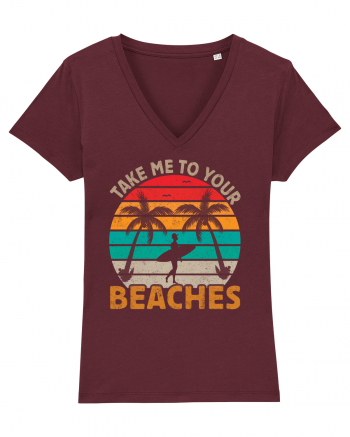 Take me to your beaches Burgundy