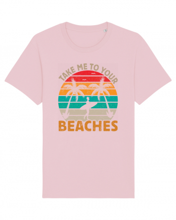 Take me to your beaches Cotton Pink