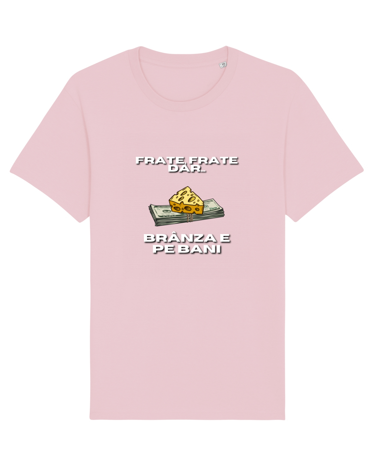 Tricou mânecă scurtă Unisex Rocker Cotton Pink