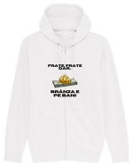 Frate frate, dar branza e pe bani Hanorac cu fermoar Unisex Connector