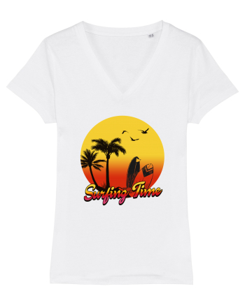 Surfing time White