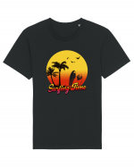 Surfing time Tricou mânecă scurtă Unisex Rocker