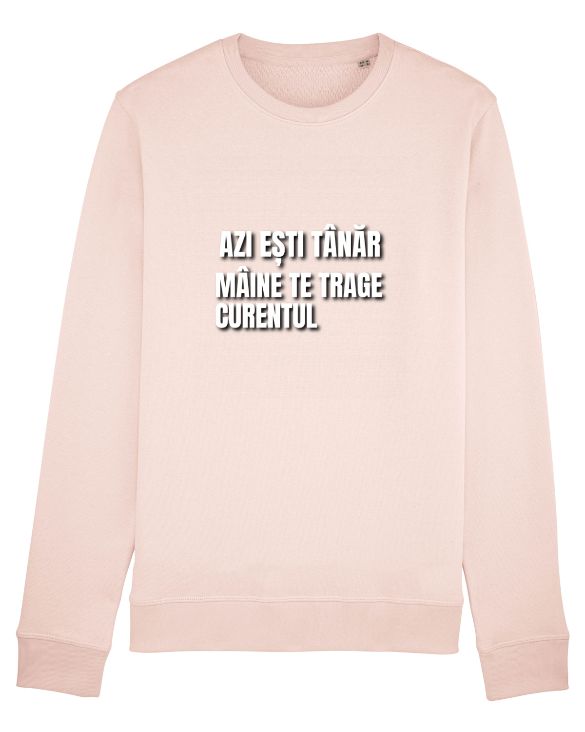 Bluză mânecă lungă Unisex Rise Candy Pink