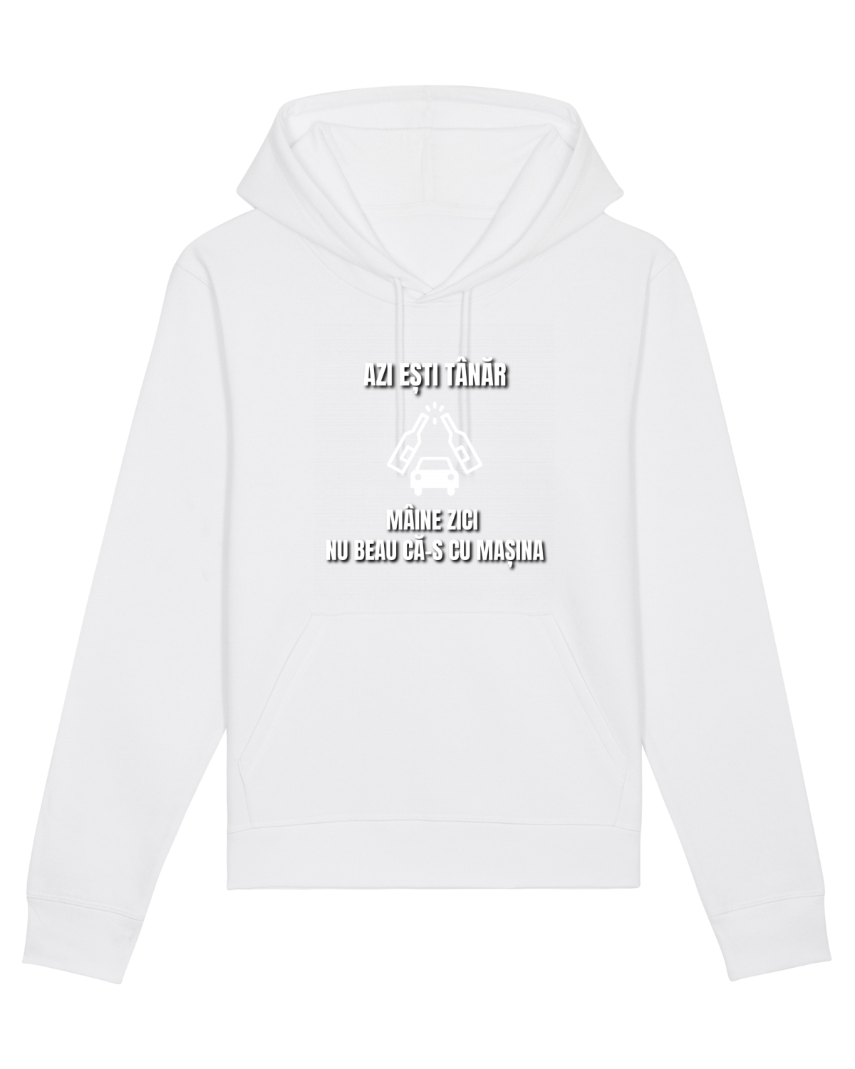 Hanorac Unisex Drummer White