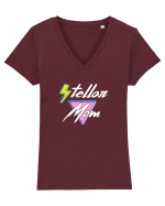 Stellar Mom Tricou mânecă scurtă guler V Damă Evoker
