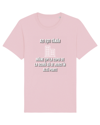 Azi esti tanar maine tipi la copiii de la scara sa se joace in alta parte Cotton Pink