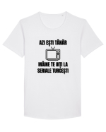 Azi esti tanar maine te uiti la seriale turcesti Tricou mânecă scurtă guler larg Bărbat Skater