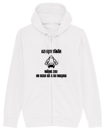 Azi esti tanar maine zici nu beau ca-s cu masina Hanorac cu fermoar Unisex Connector