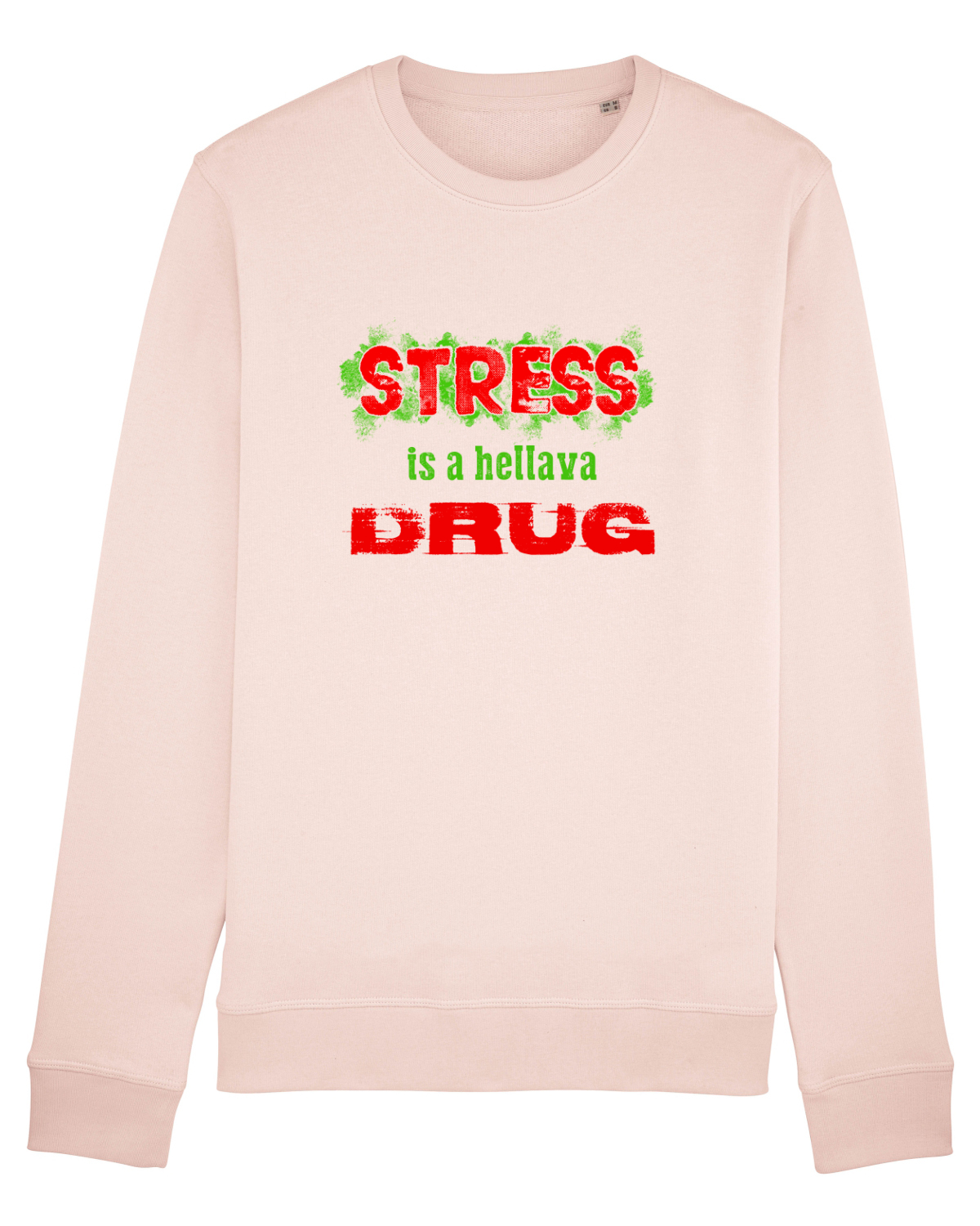 Bluză mânecă lungă Unisex Rise Candy Pink